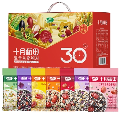 十月稻田 30天五谷杂粮粥礼盒3kg