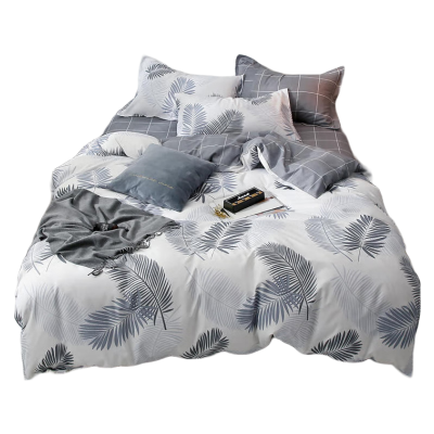 罗曼罗兰洛卡棉四件套 叶羽