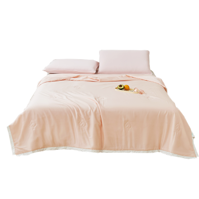 罗曼罗兰天丝夏被 洛华  粉