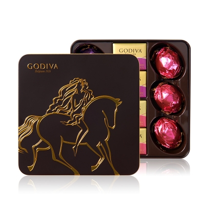 【歌帝梵】 商务尊享巧克力 礼盒10颗装85g