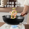 炊大皇高级麦饭石色炒锅32cm（黑色）GJ32CGH