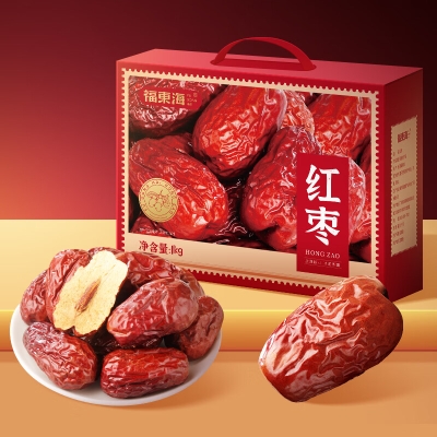 【福东海-特渠】红枣礼盒1000克