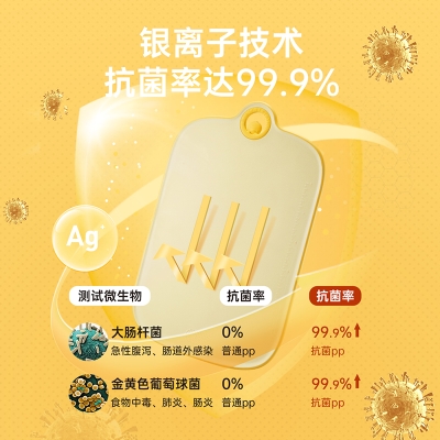 炊大皇B.Duck小黄鸭塑料抗菌菜板CB3520XHY